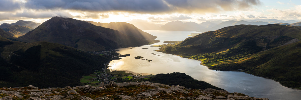 Pap Of Glencoe Sunset Panorama