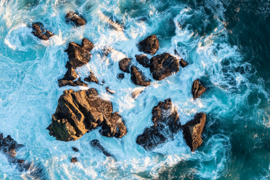 California Coastal Waves Aerial