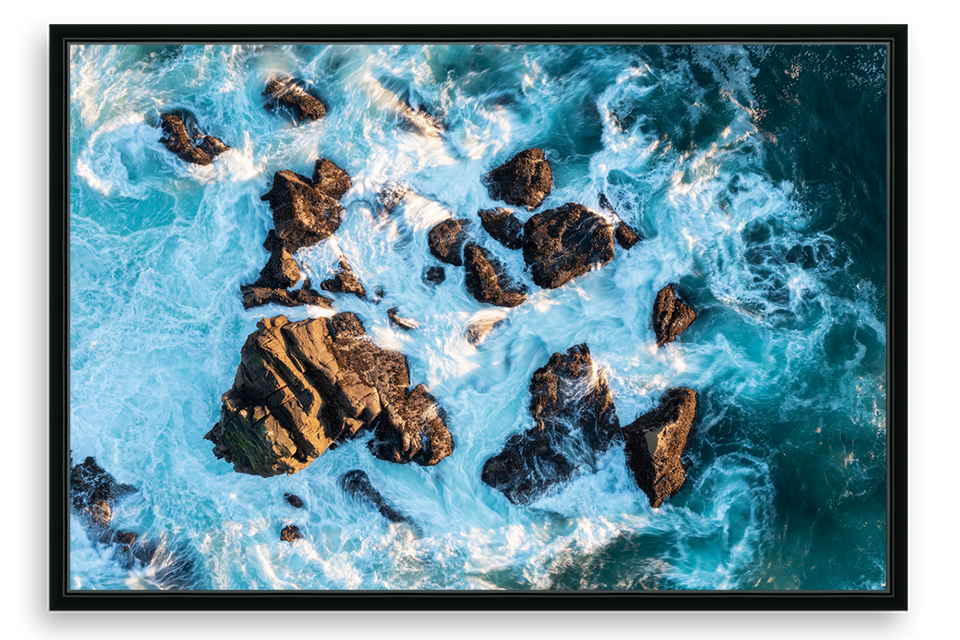 California Coastal Waves Aerial