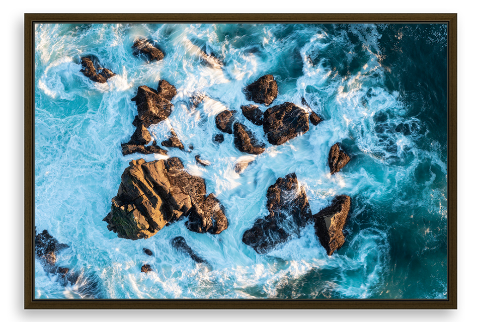 California Coastal Waves Aerial