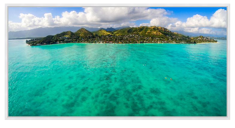 East Shore Oahu From The Air