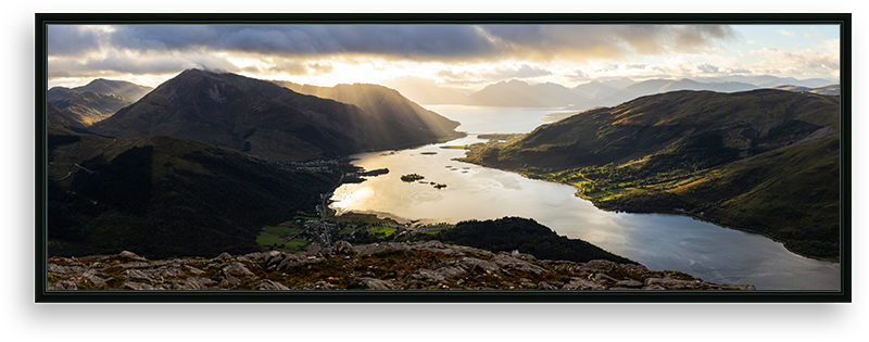 Pap Of Glencoe Sunset Panorama