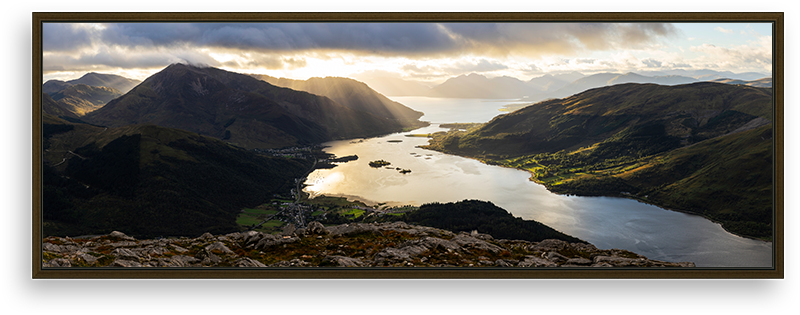 Pap Of Glencoe Sunset Panorama
