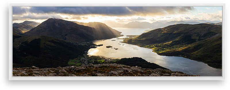 Pap Of Glencoe Sunset Panorama