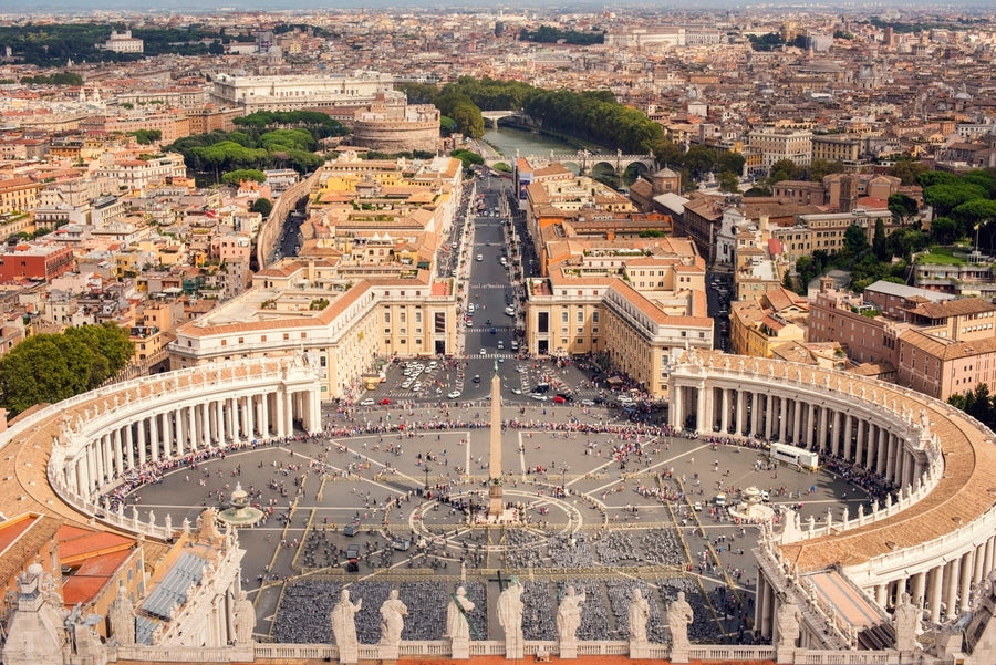 Rome From The Basilica Dome