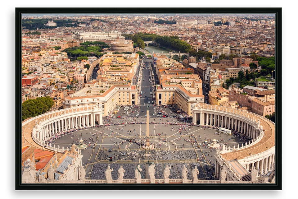 Rome From The Basilica Dome