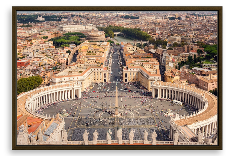 Rome From The Basilica Dome