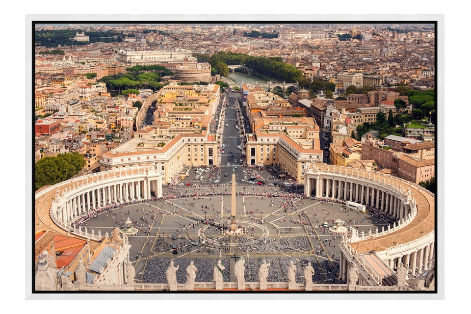 Rome From The Basilica Dome